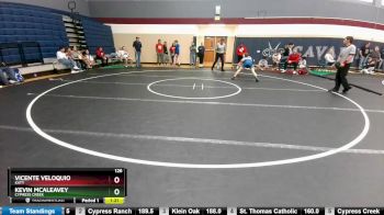 126 lbs Semifinal - Kevin McAleavey, Cypress Creek vs Vicente Veloquio, Katy