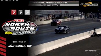Nick Agostino Qualifies #1 in Pro Street at PDRA North vs South Shootout