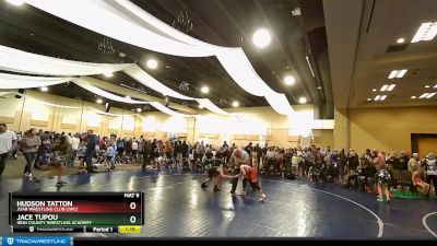 98 lbs Quarterfinal - Jace Tupou, Iron County Wrestling Academy vs Hudson Tatton, Juab Wrestling Club (JWC)