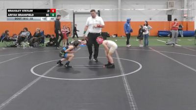 55 lbs Round 2 - Ariyah Brassfield, Rising Kingz vs Braxsley Stetler, Lady Warriors