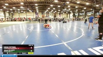 105 lbs Rd# 2 10:30am Friday - Aizak Fetters, Aggression Legionaries vs Sean Elliott, Nauman Red