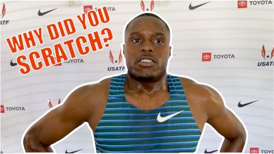 Christian Coleman Says 100m Scratch Was 'Coach's Decision'