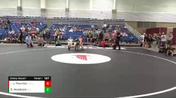 135 lbs Champ. Round 1 - Justice Thornton, Columbus North Wrestling Club vs Grayson Woodcock, Beastmode