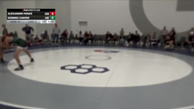 112 lbs Round 1 (6 Team) - Alexander Ponce, Legacy National Team vs Dominic Carter, Lake Wrestling Club