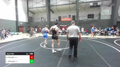 175 lbs Semifinal - Alex Buiukli, Independent vs Luke Sincock, Mat Demon WC