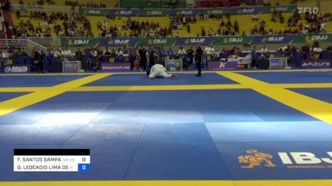 FELIPE SANTOS SAMPAIO vs GUILHERME LEOCADIO LIMA DELFINO 2023 Brasileiro Jiu-Jitsu IBJJF