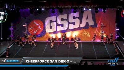 CheerForce San Diego - Blackout [2022 L6 International Open Coed - Small Day 2] 2022 GSSA Bakersfield Grand Nationals