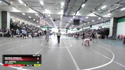 100 lbs Quarterfinal - George Bringus, Greater Heights Wrestling vs Ian Griffin, BullTrained