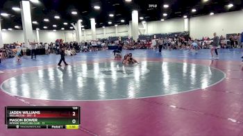 120 lbs Round 1 (16 Team) - Jaden Williams, Wellington - DEV vs Mason Bower, Intense Wrestling Club