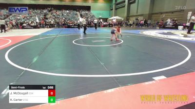 46 lbs Semifinal - Jackson McDougall, Central Coast Most Wanted vs Kane Carter, Steel City Reloaded