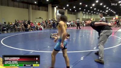 70 lbs Quarterfinal - Cadyn Jones, Irish Wrestling Club vs Kash Harrison, Wave Wrestling Club