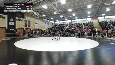 126 lbs Consi Of 8 #2 - James Westrick, Ridgefield vs Harrison Williams, Darien