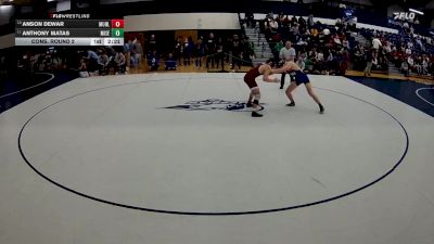 174 lbs Cons. Round 2 - Anthony Matas, Misericordia vs Anson Dewar, Muhlenberg