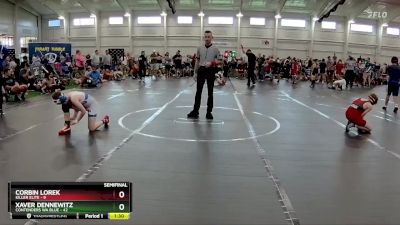 88 lbs Semis & 1st Wrestleback (8 Team) - Corbin Lorek, Killer Elite vs Xaver Dennewitz, Contenders WA Blue