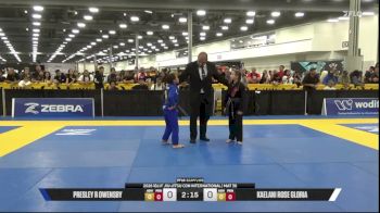 Kaelani Rose Gloria vs Presley R Owensby 2026 IBJJF Jiu-Jitsu CON International