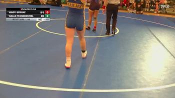 140 lbs Round 2 - Halle Pfannenstiel, Norton Community HS vs Kindy Sproat, North Platte
