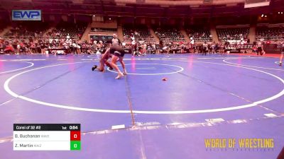 95 lbs Consi Of 32 #2 - Barrett Buchanan, Wave Wrestling Club (TN) vs Zy'ion Martin, Maize Wrestling Club