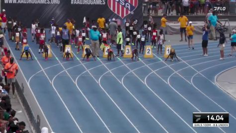 Youth Girls' 100m Championship, Semi-Finals 3 - Age under 8