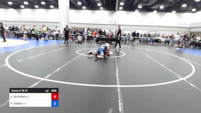 132 lbs Consi Of 16 #1 - Jamison Smithers, Sc vs Youssef Askari, Va