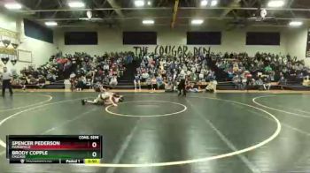 106 lbs Cons. Semi - Brody Copple, Cascade vs Spencer Pederson, Marshfield