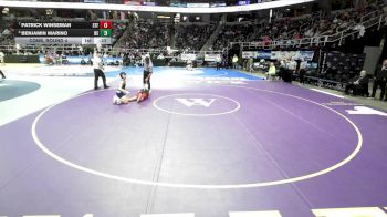 I-103 lbs Cons. Round 4 - Benjamin Marino, Bay Shore vs Patrick Winseman, St. Francis