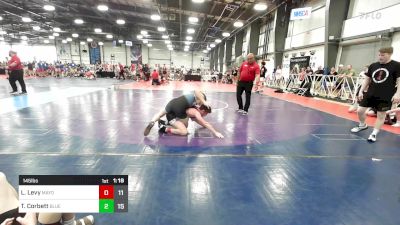 145 lbs Rr Rnd 3 - Liam Levy, Mayo Quanchi B vs Trenton Corbett, Blue Shell Wrestling Club