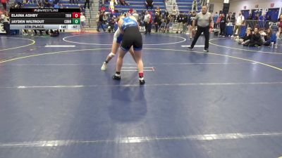 148 lbs 5th Place - Elaina Ashby, Trinity vs Jayden Wiltrout, Connellsville