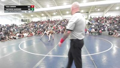 115 lbs 1st Place Match - Nox Obrien, Wasatch Wrestling Club vs Jackson Gardner, Sanderson Wrestling Academy