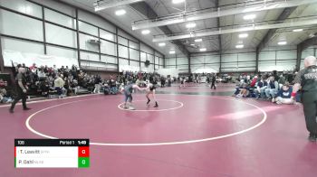 106 lbs 3rd Place Match - Taegan Leavitt, Spanish Fork vs Porter Dahl, Millard