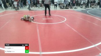 46 lbs Final - Silas Lujan, Little Warrior WC vs Greyson Potter, Green River Grapplers