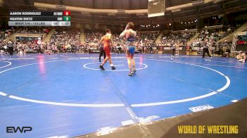 110 lbs Quarterfinal - Aaron Rodriguez, Jflo Trained vs Keaton Dietz, Cowboy Wrestling Club