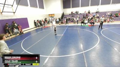 46 lbs Cons. Round 1 - Briggs Osborne, Charger Wrestling Club vs McKay Miller, Shootbox Wrestling Club