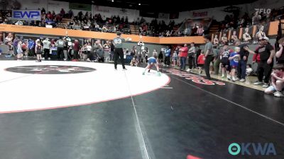 58 lbs Round Of 16 - William Eli Potts, Plainview Youth Wrestling Club vs Archer Slabaugh, Husky Wrestling Club