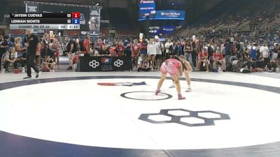 115 lbs Champ. Rd Of 64 - Jaydin Cuevas, Colorado vs Lennah Monts, Kansas