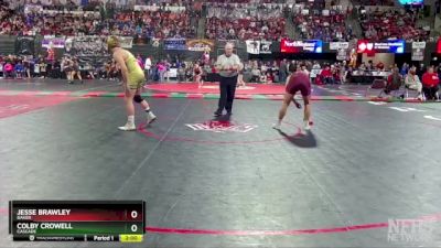 Quarterfinal - Colby Crowell, Cascade vs Jesse Brawley, Baker