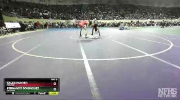 4A-150 lbs Cons. Round 1 - Caleb Hunter, McLoud vs Fernando Dominguez, Catoosa