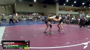 157 lbs Round 2 (6 Team) - Cole Motzenbecker, Assassins Blue vs Cooper Moore, Guerrilla Red