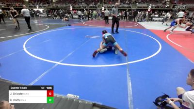 114 lbs Quarterfinal - Jaydden Urioste, Duran Elite vs Kyra Bady, Bear Creek Jr. Wrestling