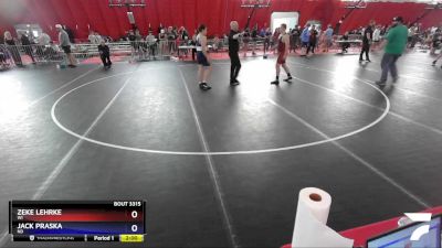 187 lbs Cons. Semi - Zeke Lehrke, WI vs Jack Praska, ND