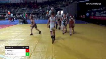 60 lbs Round Of 16 - Xaeden Young, Oz Trojan Wrestling Club vs Christian Thomas, Nebraska Boyz