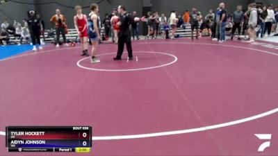 120 lbs Cons. Round 3 - Tyler Hockett, OR vs Aidyn Johnson, WA