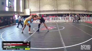 195 lbs Quarterfinal - Ezekiel Ormsby, South Torrance vs Matthew Porras-Diamond, Temecula Valley