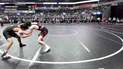 135 lbs Consolation - Westin Wright, East Kansas Eagles vs Bryan Cubias, The Best Wrestler