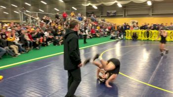 DeSanto On The Mat For First Time In Iowa Singlet