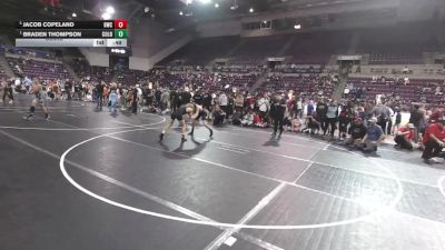 96 lbs Semis - Braden Thompson, Colorado vs Jacob Copeland, Bennett Wrestling Club