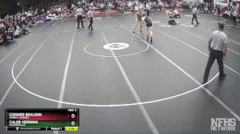 5A 126 lbs 1st Place Match - Caleb Herring, Summerville vs Conner Beaudin, James F. Byrnes