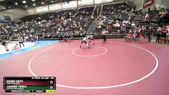 153 lbs Champ. Round 2 - Conner Yerka, Layton High School vs Asher Kieth, Mountain View