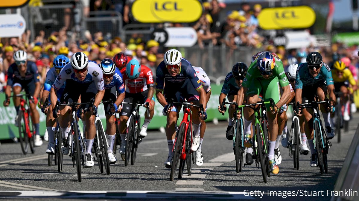 Messy Sprint Caps Off First Road Stage Of The Tour De France