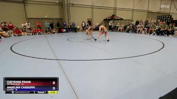 120 lbs Round 1 (8 Team) - Cheyenne Frank, Michigan Blue vs Angelina Cassioppi, Illinois