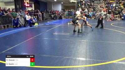 96 lbs Round Of 32 - Reese Hoover, Trinity vs Dylan Osolin, Lake Catholic